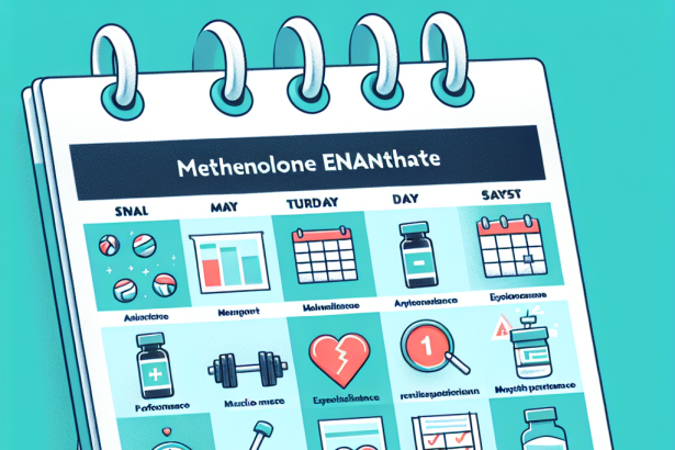 Qué esperar en el primer mes de uso de Enantato de metenolona