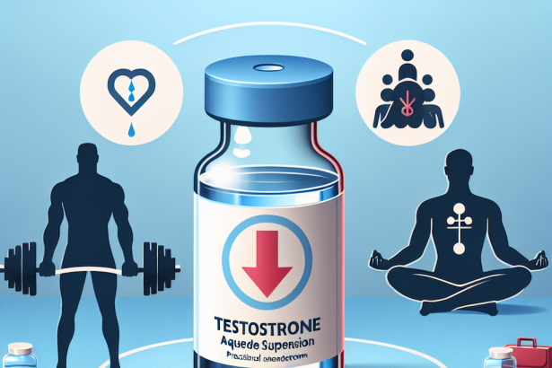Cómo evitar el bajón emocional post-Suspensión acuosa de testosterona