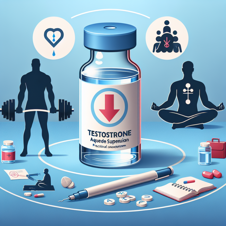 Cómo evitar el bajón emocional post-Suspensión acuosa de testosterona