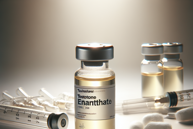 Enantato de testosterona en preparación para sesiones fotográficas