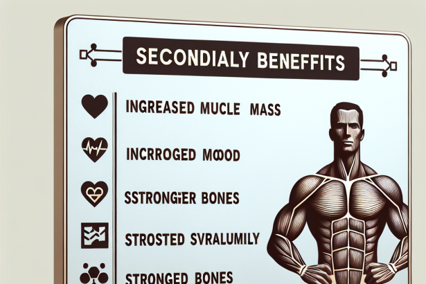 Qué beneficios secundarios se reportan con Enantato de testosterona