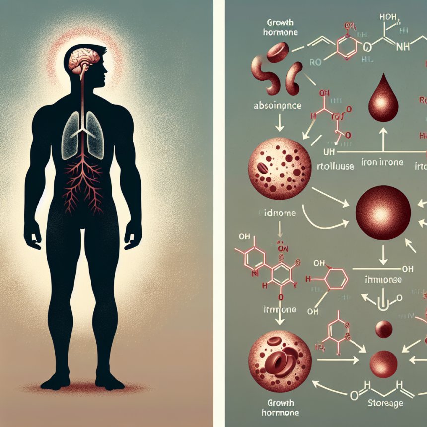 Cómo afecta Hormona del crecimiento al metabolismo del hierro