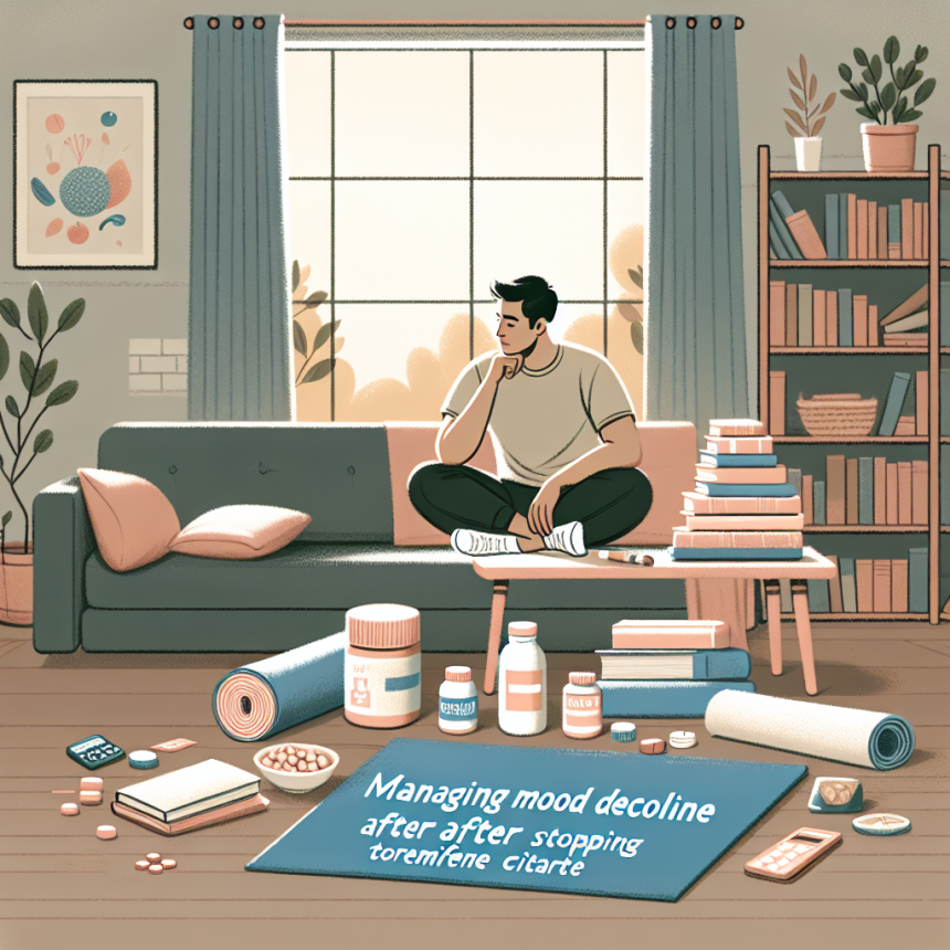 Cómo gestionar la caída del ánimo tras dejar Citrato de toremifeno
