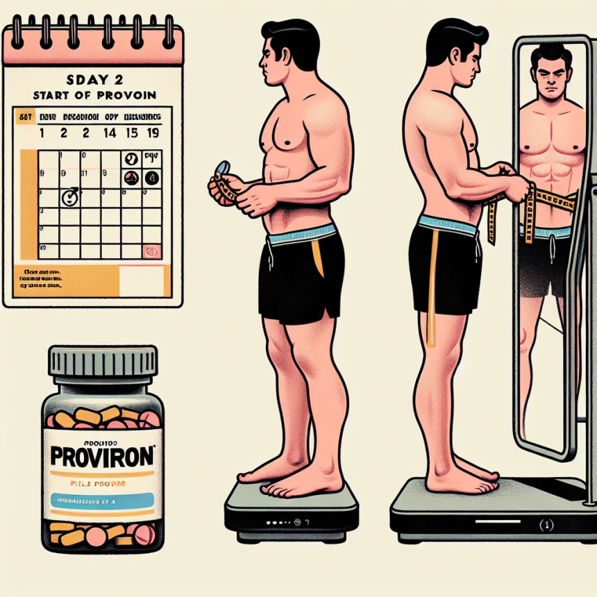 Cómo monitorear el progreso con fotos durante Proviron