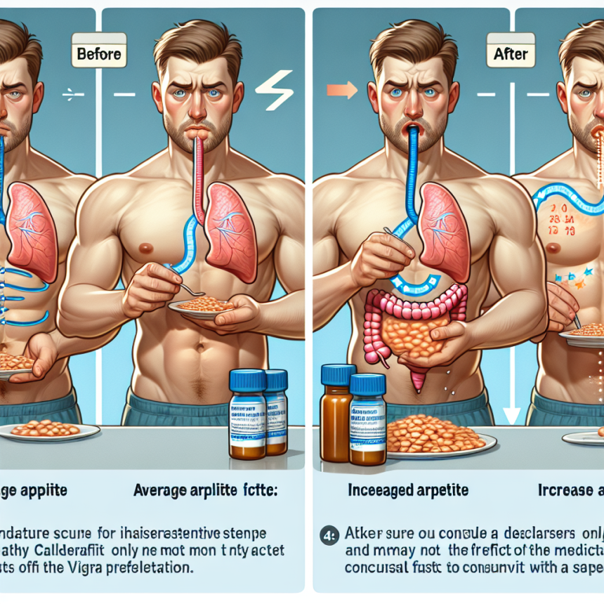 El impacto de Sildenafil Citrate (Viagra generic) sobre el apetito