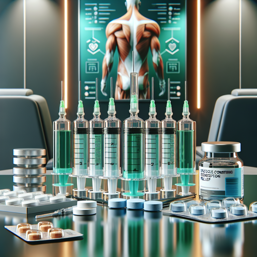 Inyecciones y pastillas para adelgazar y congestión muscular duradera