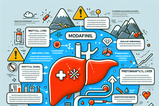 Modafinil (Provigil) y salud hepática: riesgos y cuidados