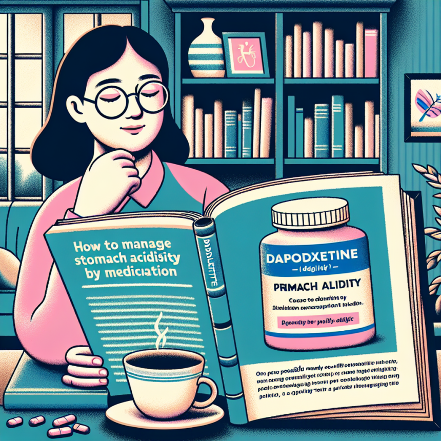 Qué hacer si Dapoxetine (Priligy) provoca acidez estomacal