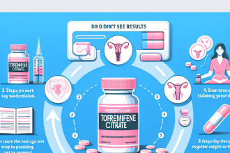 Qué hacer si no ves resultados con Citrato de toremifeno