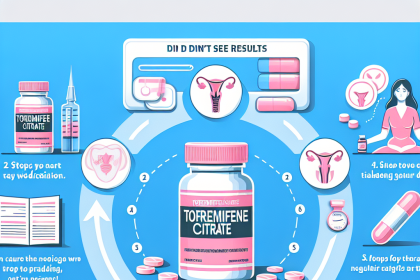 Qué hacer si no ves resultados con Citrato de toremifeno