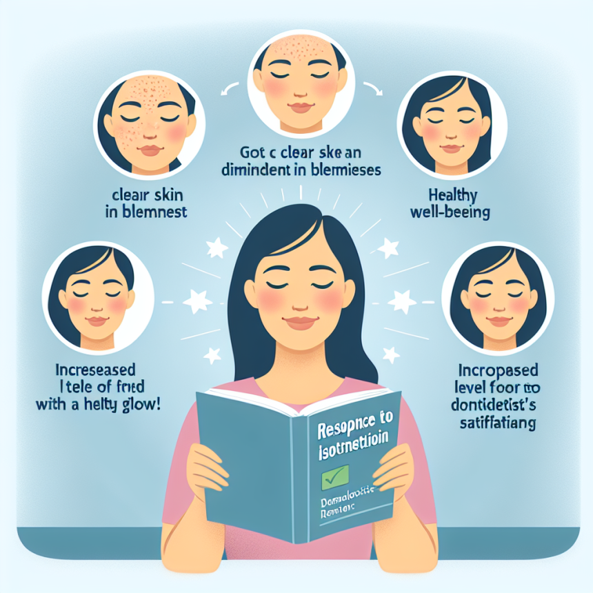 Qué señales indican buena respuesta a Isotretinoina
