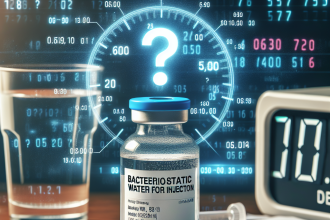 ¿Se puede usar Agua bacteriostática para inyección durante el ayuno intermitente?