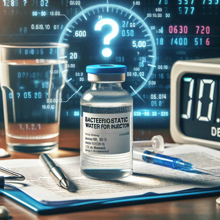 ¿Se puede usar Agua bacteriostática para inyección durante el ayuno intermitente?