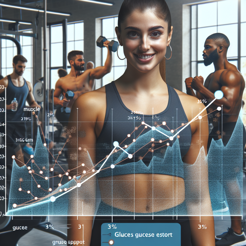 Apoyo a la glucosa y ritmo de crecimiento muscular en principiantes