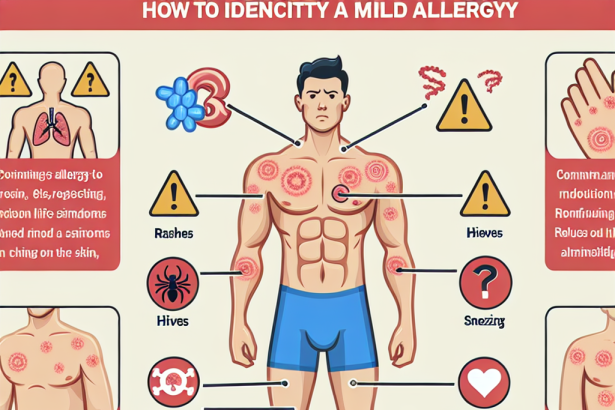 Cómo identificar una alergia leve a SARMs