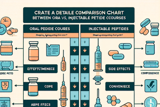 Diferencias entre Cursos de péptidos oral e inyectable