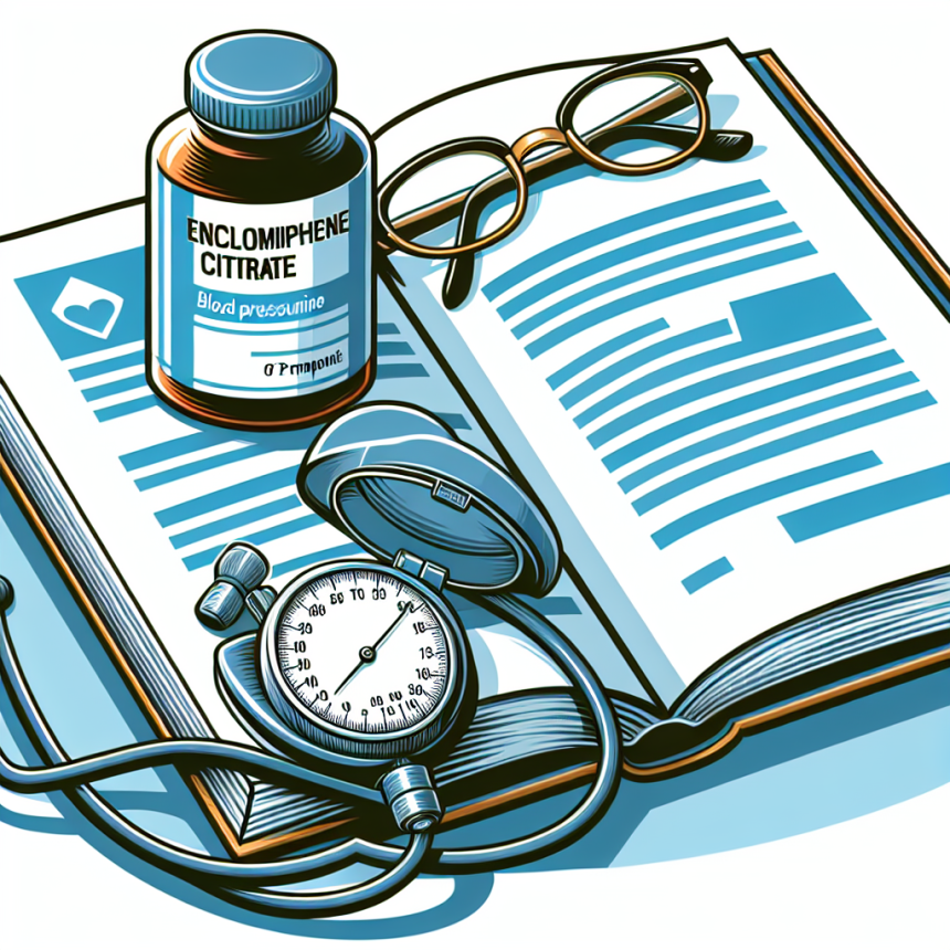 Enclomiphene citrate y presión arterial: qué observar