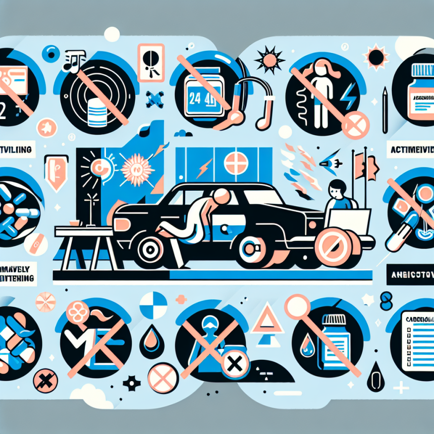 Qué evitar hacer justo después de tomar Cabergolina