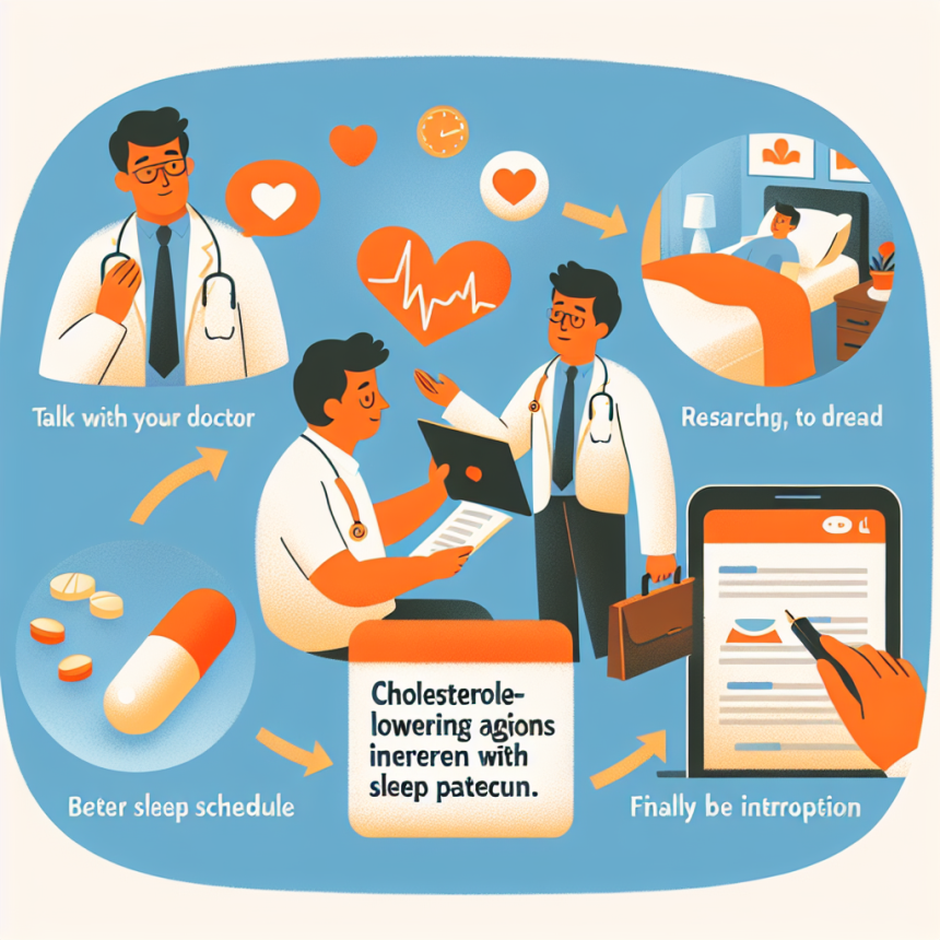 Qué hacer si Colesterol - agentes reductores interrumpe tu patrón de sueño