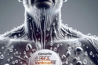 Qué tipo de sudoración indica que Vardenafil (Levitra Generic) está activo