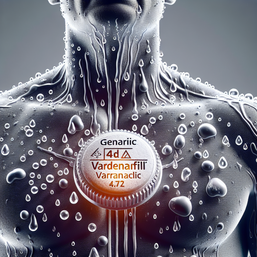 Qué tipo de sudoración indica que Vardenafil (Levitra Generic) está activo