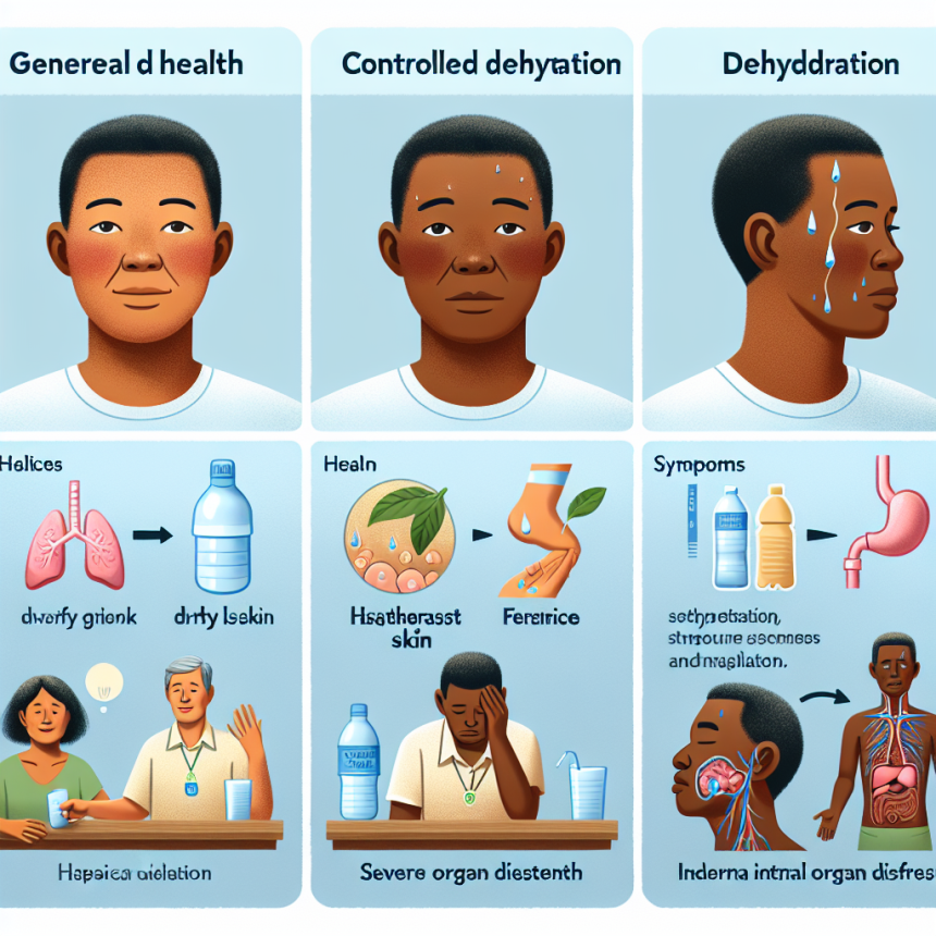 Salud general en fases de deshidratación controlada