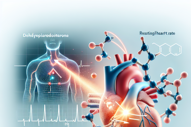 Cómo afecta Dehydroepiandrosteron al ritmo cardíaco en reposo