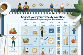 Cómo ajustar tu split semanal al usar Salud inmunológica
