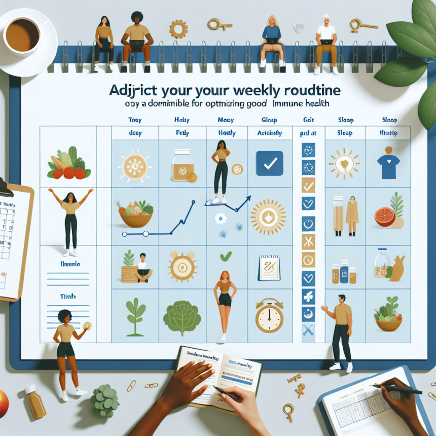 Cómo ajustar tu split semanal al usar Salud inmunológica
