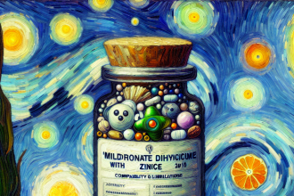 Mildronate Dihydricume con zinc: compatibilidad y límites